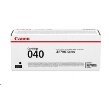 Canon TONER CRG-040BK černý pro i-SENSYS LBP710Cx, LBP712Cx, LBP7780Cx (6300 str.)