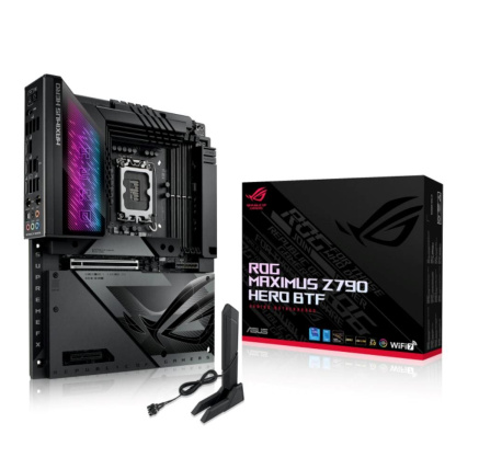 ASUS MB Sc LGA1700 ROG MAXIMUS Z790 HERO BTF, Intel Z790, 4x DRR5, 1xHDMI, 2xThunderbolt, WI-FI