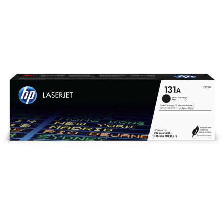 HP 131A Black LJ Toner Cart, CF210A (1,520 pages)