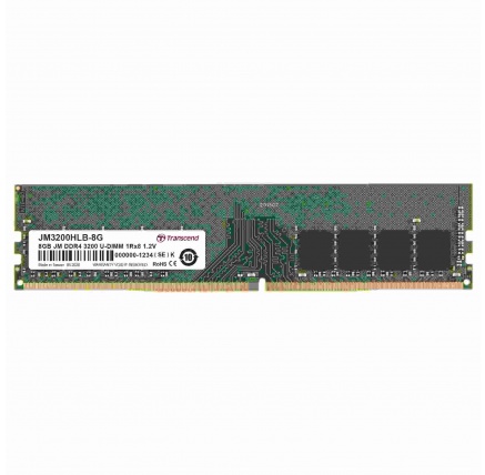 TRANSCEND DIMM DDR4 8GB 3200Mhz 1Rx8 1Gx8 CL22 1.2V