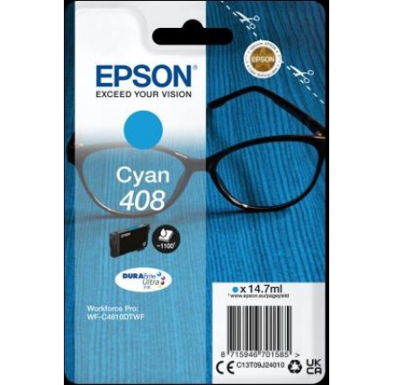 EPSON ink Cyan 408L DURABrite Ultra Ink