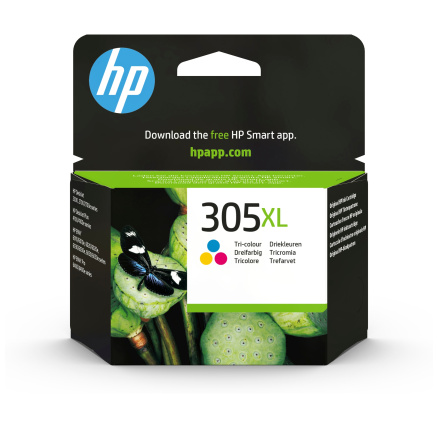 HP 305XL High Yield Tri-color Original Ink Cartridge (200 pages)