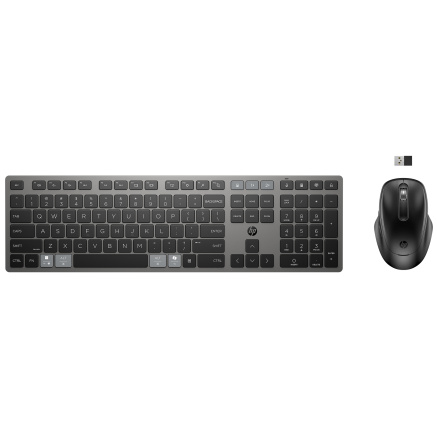 HP 720 Rechargeable wireless keyboard mouse - set dobíjecí bezdrátové myši a klávesnice