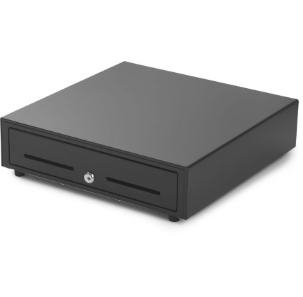 POŠKOZENÝ OBAL - Capture High quality cash drawers - 410mm Black, vč. kabelu RJ12