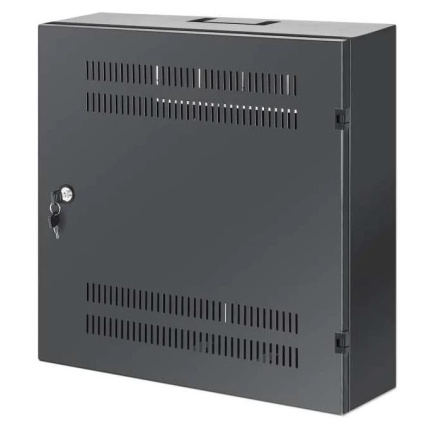 Intellinet Low-Profile 19" Cabinet, 4U Horizontal and 2U Vertical Rails, nástěnný rozvaděč, černý