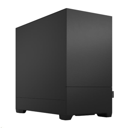 FRACTAL DESIGN skříň Pop Mini Silent Black Solid, 2x USB 3.0, bez zdroje, mATX