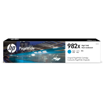 HP 982X High Yield Cyan Original PageWide Cartridge (16,000 pages)