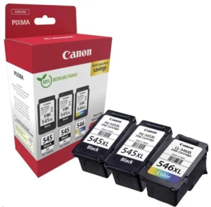 Canon CARTRIDGE PG-545XLx2/CL-546XL MULTI pro PIXMA TR455x, MG2x50, MG255xS, TS205, TS305, TS335x