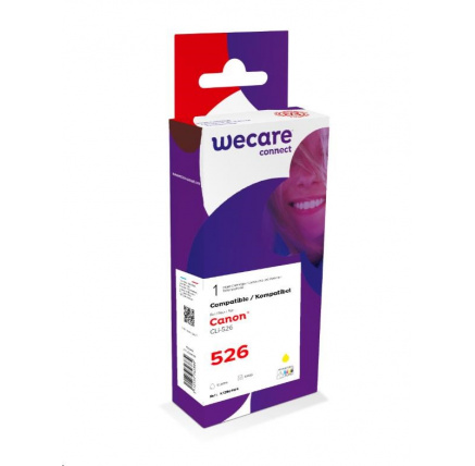 WECARE ARMOR cartridge pro Canon Pixma IP4850, MG5150, MG5250, MG6150, MG8150 (CLi526Y), žlutá/yellow, 10,5ml, 665 str