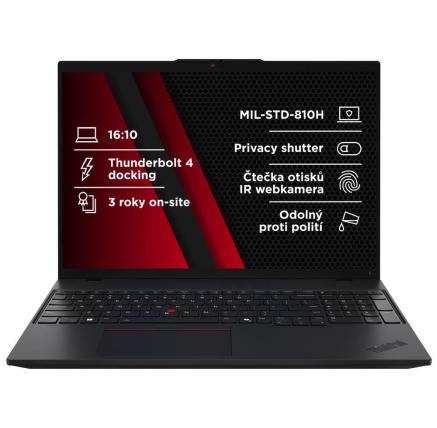 LENOVO NTB ThinkPad L16 G1 - Ultra7 155U,16" WUXGA,16GB,1TBSSD,5MP+IRcam,W11P