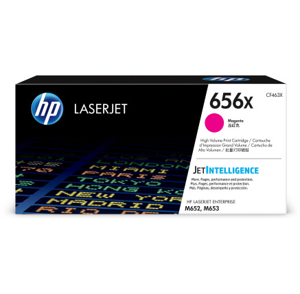 HP 656X High Yield Magenta Original LaserJet Toner Catridge (CF463X) (22,000 pages)