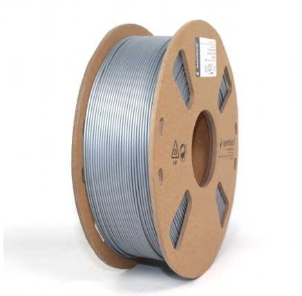 GEMBIRD Tisková struna (filament) PLA, 1,75mm, 1kg, stříbrná