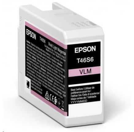 EPSON ink Singlepack Vivid Light Magenta T46S6 UltraChrome Pro 10 ink 25ml