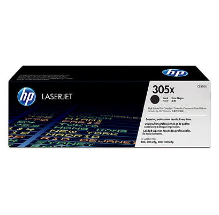 HP 305X Black LJ Toner Cart, CE410X (4,000 pages)