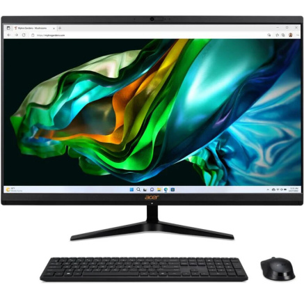 ACER PC AiO Aspire C27-1800, i5-12450H,27" FHD,16GB,1TB M.2 SSD,IrisXe,W11H,USB KB+mouse