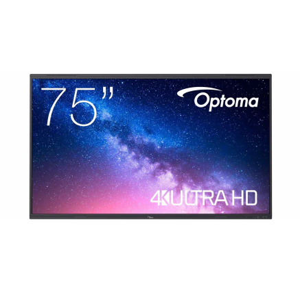 Optoma 5753RK IFPD 75" - interaktivní dotykový, 4K UHD, multidotyk 40prstu, Android 13,  8GB RAM / 64GB ROM