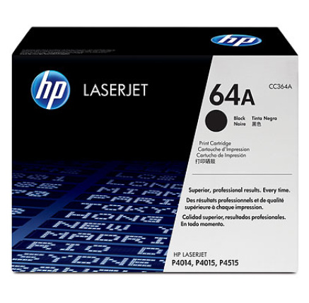 HP 64A Black LJ Toner Cart, CC364A (10,000 pages)