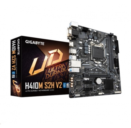 BAZAR - GIGABYTE MB Sc LGA1200 H410M S2H V2, Intel H470, 2xDDR4, 1xHDMI, 1xDVI, VGA, mATX- po opravě (bez přísl.)