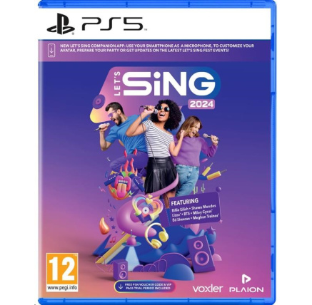 PS5 hra Let’s Sing 2024 (bez mikrofonů)