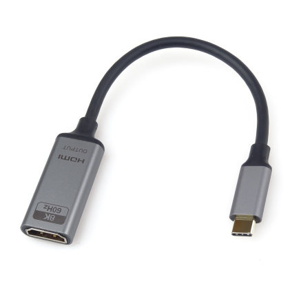 PremiumCord Adaptér USB-C na HDMI rozlišení obrazu 8K@60Hz,4K@144Hz, 20cm