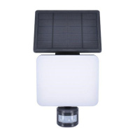 Solight LED solární osvětlení se senzorem, 11W, 1200lm, 3 CCT, Li-Ion, černá