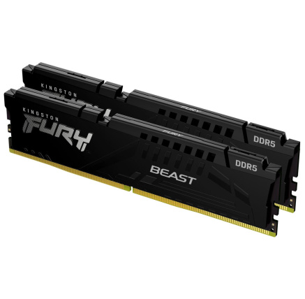 KINGSTON DIMM DDR5 64GB (Kit of 2) 6000MT/s CL30 ECC FURY Beast EXPO Černá