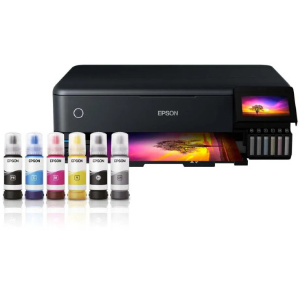 EPSON tiskárna ink EcoTank L8180, 3v1, A3, 28ppm, USB,  LCD panel, Foto tiskárna, 6ink