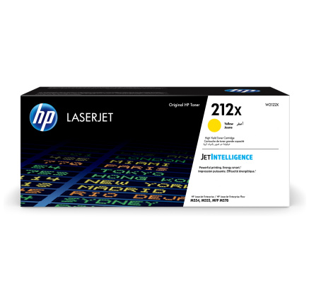 HP 212X High Yield Yellow Original LaserJet Toner Cartridge (10,000 pages)