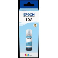 EPSON 108 EcoTank Light Cyan ink bottle