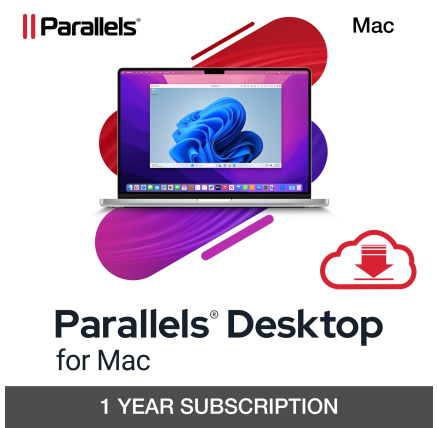 Parallels Desktop Subscription 1 Year, EN/FR/DE/IT/ES/PL/CZ/PT