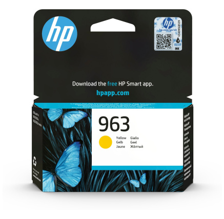 HP 963 Yellow Original Ink Cartridge (700 pages)