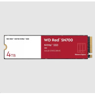 BAZAR - WD RED SSD NVMe 4TB PCIe SN700, Geb3 8GB/s, (R:3400/W:3100 MB/s) TBW 5100 - Poškozený obal (Komplet)