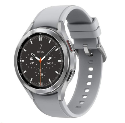 Samsung Galaxy Watch 4 Classic (46 mm), LTE, EU, stříbrná