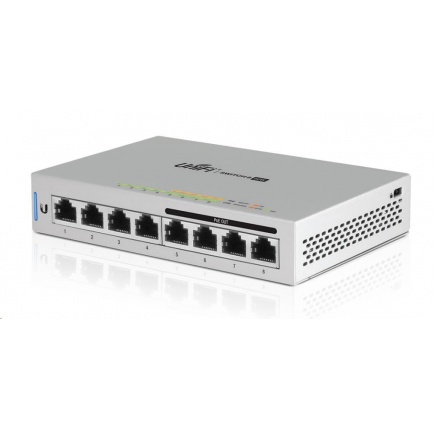 UBNT UniFi Switch US-8-60W [8xGigabit, 4xporty s PoE+ 60W 802.3af, non-blocking 8Gbps]