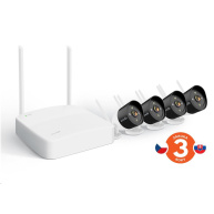 Tenda K4W-3TC - kamerový WiFi set, 4x IP 2K kamera, NVR rekordér, zvuk, noční vidění