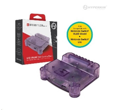 Hyperkin RetroN S64 Console Dock for Nintendo Switch (Purple)