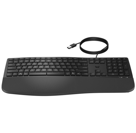 HP 480 Comfort Wired Keyboard - drátová ergonomická klávesnice CZ/SK