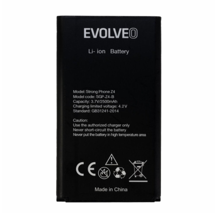 EVOLVEO originální baterie 2500 mAh pro StrongPhone Z4,W4