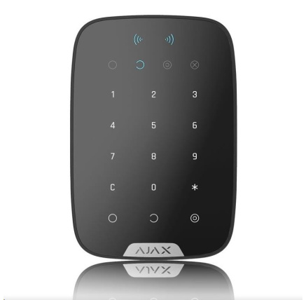 Ajax Keypad Plus (8EU) ASP black (38252) bezdrátová vnitřní dotyková klávesnice