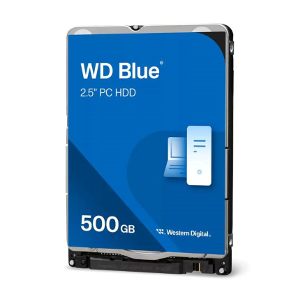 WD BLUE WD5000LPZX 500GB, SATA III 2.5", 128MB 5400RPM, 150MB/s, 7mm, SMR