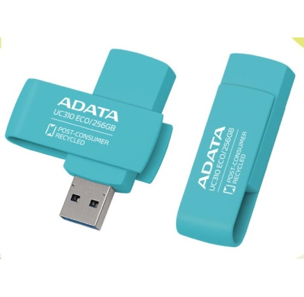 ADATA Flash Disk 128GB UC310E ECO, USB 3.2 , modrá