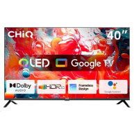 CHiQ L40QH7G TV 40", QLED, Full HD, Google TV, Frameless, Dolby Audio, dbx-tv, HDR 10