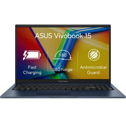 ASUS NTB Vivobook 15 (X1504ZA-BQ093W),i5-1235U,15.6" 1920 x 1080,16GB,512GB SSD,Iris Xe, W11H, Blue