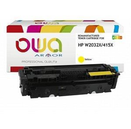 OWA Armor toner pro HP CLJ Pro MFP M450 yellow, level man., 6.000 str., komp.s W2032X