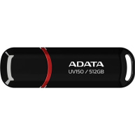 ADATA Flash Disk 512GB UV150, USB 3.2, černá