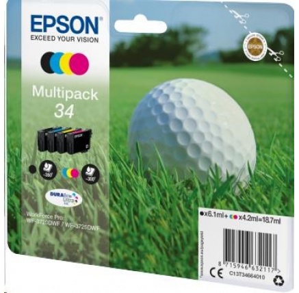 EPSON ink Multipack 4-colours "Golf" 34 DURABrite Ultra Ink