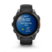 Garmin fenix® 8 – 47 mm, AMOLED, Slate grey a Černý silikonový řemínek