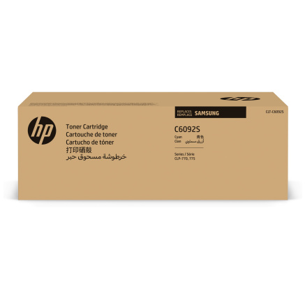 HP - Samsung CLT-C6092S Cyan Toner Cartrid (7,000 pages)