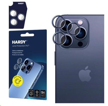 3mk ochrana kamery HARDY Lens Protection Pro pro iPhone 15 Pro Blue