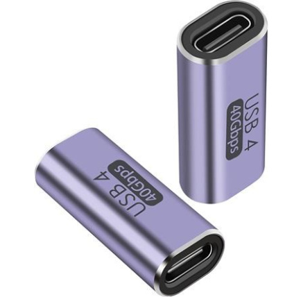 PremiumCord 40Gbps Aluminium USB-C Female - USB-C Female spojka